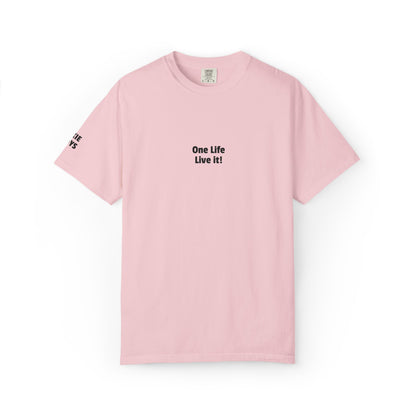 embroidered One Life Live It! tee
