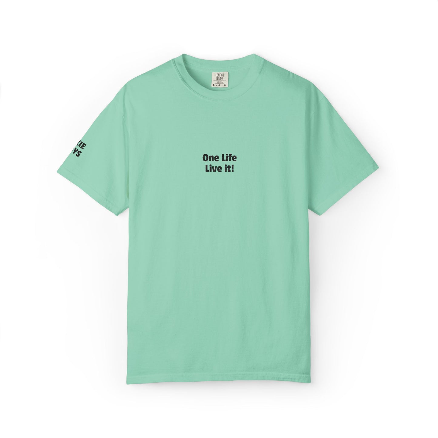 embroidered One Life Live It! tee