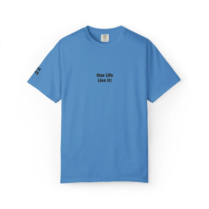 embroidered One Life Live It! tee