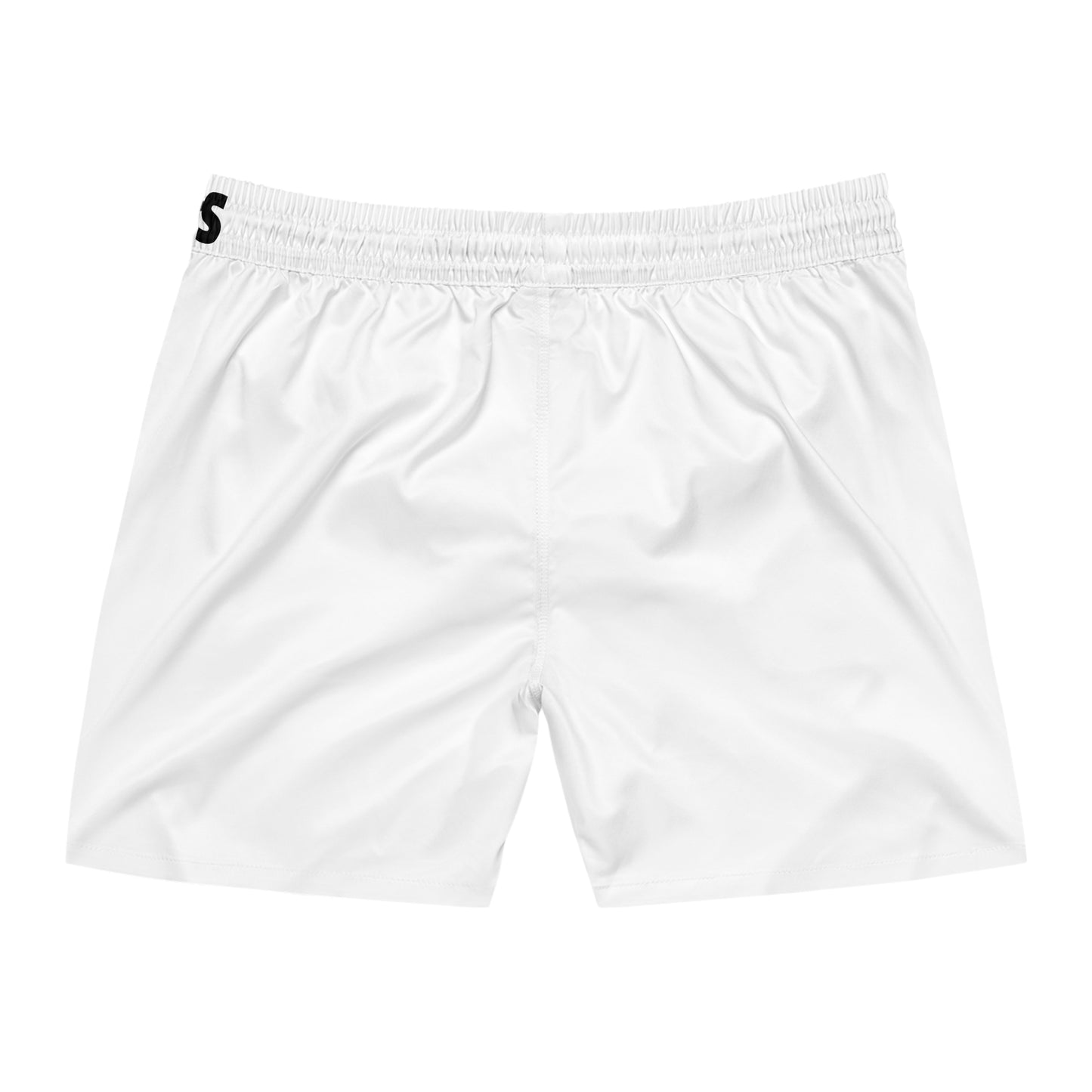 Men's Swim Shorts — 'Adventure Awaits' Mid-Length Beach Trunks