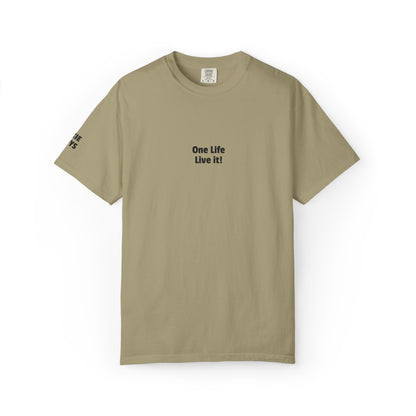 embroidered One Life Live It! tee